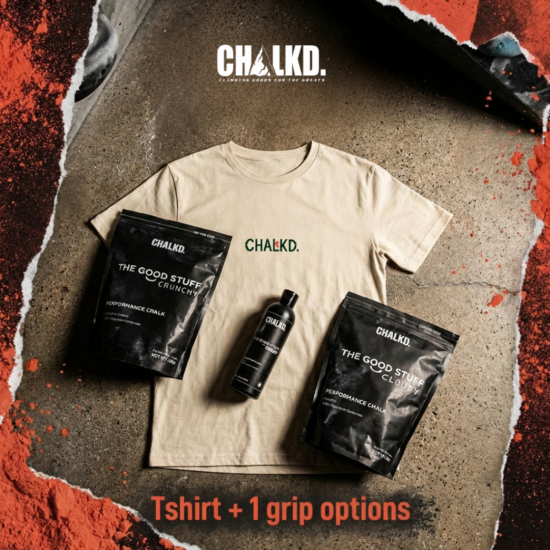 Climbing Moments Tee + Chalk