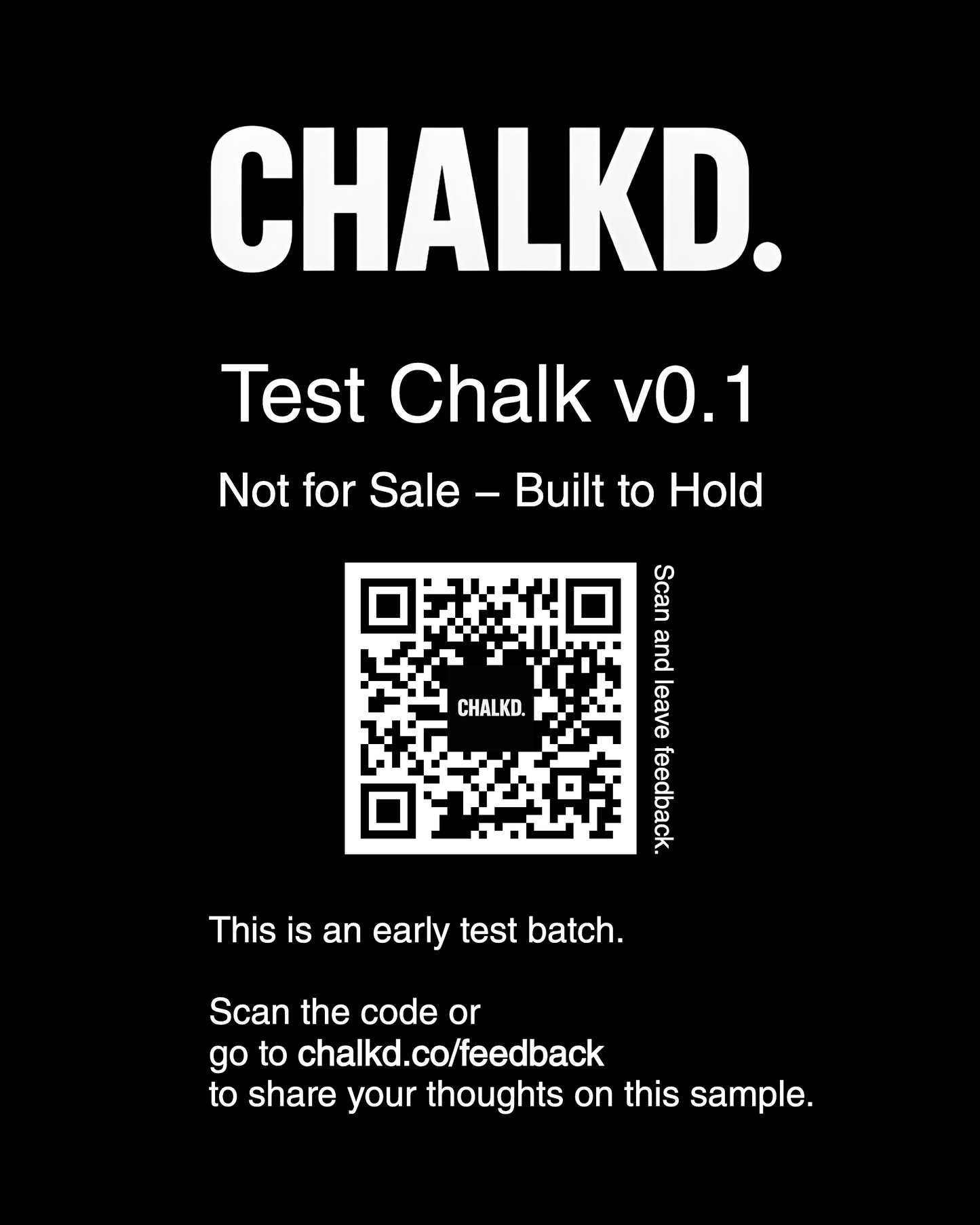 🎁 Crunchy Chalk Sample (10g) (100% off)